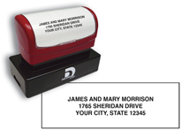 Pre inked Name and Address stamp