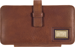 Antique Leather checkbook Cover