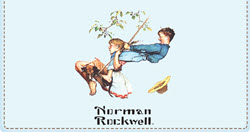 Norman Rockwell™ Leather Checkbook Cover